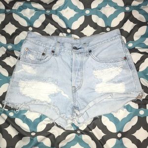 Levi’s high rise shorts